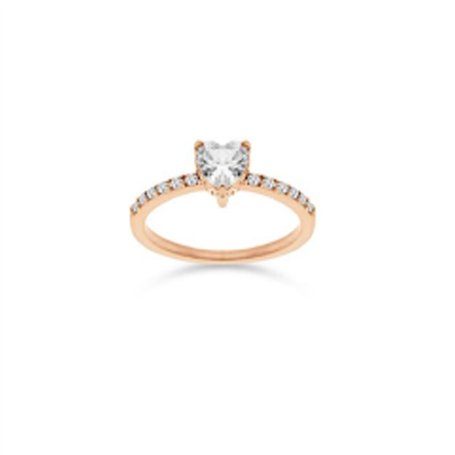 Bague Femme LIU JO LJ2438M16 16 Or rose Blanc