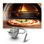 CG94 Thermomètre universel pour fours 0-500° Fiss. intérieur pour fours à pizza, barbecue, fours à bois etc.