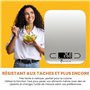Techmade - Balance de Cuisine Numérique | Précision jusqu'à 5000g | Écran LED Clair | Connectée à Appli Nutrition | Comptage Nut