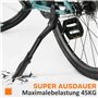 Astis Béquille de vélo de 24 à 29 Pouces, réglable en Hauteur, Support de vélo Universel béquille latérale de vélo en Alliage d'
