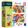 Educa - Apprendre est Amusant de Blocs logiques, 48 Figurines de 4 Formes différentes, Jeu éducatif pour Que Les garçons et Les 