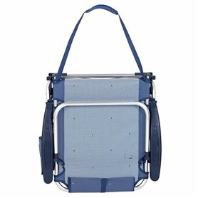 Chaise de Plage Aktive Bleu foncé 51 x 45 x 76 cm Plage