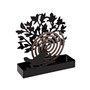 Support pour spirales anti-moustiques Versa Noir Métal 5 x 17 x 17 cm Arbre