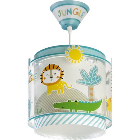 Dalber Lustre Chambre Lampe Suspension Enfant My Little Jungle Animaux