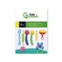 Instruments à Modeler Liderpapel pour pâte à Modeler en Plastique. Boîte de 6 pièces.