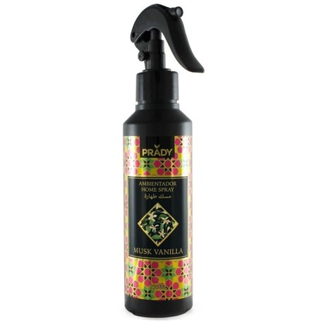 Prady - Spray d'Ambiance Arabe Musk Vanille Tahara - 220 ml - Parfum Chaud et Envoûtant