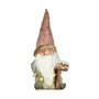 Figurine Décorative Lumière Lutin 21 x 58 x 27 cm Rose Marron Blanc Vert Résine