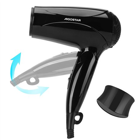 AIGOSTAR Sèche-cheveux 2400W Ions Pliable