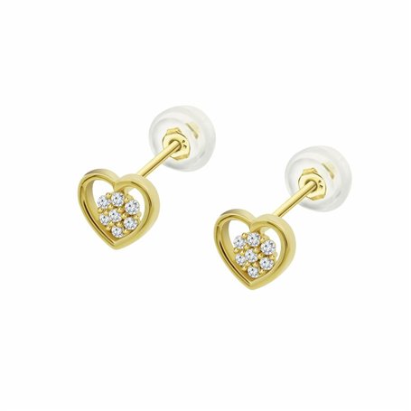 Boucles d´oreilles Femme Lotus HIN00361 Doré