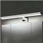 Applique Murale Miroir Lampe Meuble Salle de Bain LED 50cm IP44 Aluminium et Polycarbonate avec Lumière Blanche Chaude 10W