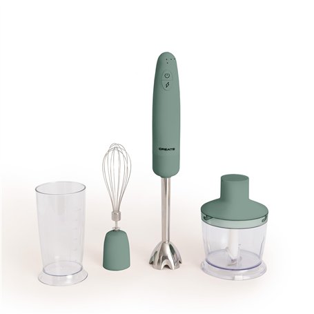 CREATE/FULLMIX RETRO/Mixeur plongeant Vert sauge/Battre