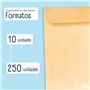 RAYLU PAPER - Lot de 10 grandes enveloppes kraft en papier avec fermeture auto-adhésive pour l'envoi de documents, scellage faci