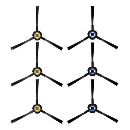 TALENTEC home | 3X Paire de brosses latérales de Remplacement compatibles avec l'aspirateur Robot ILIFE A7