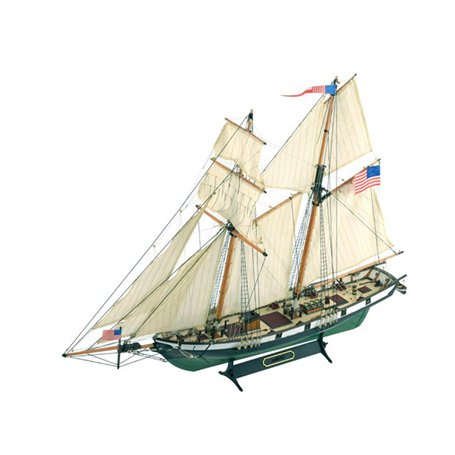 Artesanía Latina - Maquette de Bateau en Bois - Goélette Américaine Harvey - Modèle 22416