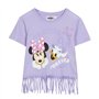 MINNIE MOUSE T-Shirt à Manches Courtes pour Enfant Violet - Marque EAN : 8445484499957 - Taille 5 Ans