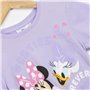 MINNIE MOUSE T-Shirt à Manches Courtes pour Enfant Violet - Marque EAN : 8445484499957 - Taille 5 Ans