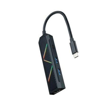 Nanocable Hub USB-C 4 en 1 USB-A+USB-C+HDMI
