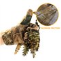 GUGULUZA Gants De Camouflage Chasse, 3D Feuille Ghillie Gants de Camouflage