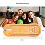 VBESTLIFE Bowling Toy Set, Table Mini Bowling Game Set Décoration de Bureau en Bois Jouets pour Enfants