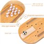 VBESTLIFE Bowling Toy Set, Table Mini Bowling Game Set Décoration de Bureau en Bois Jouets pour Enfants