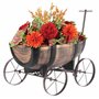 STREND PRO Chariot à fleurs en forme de tonneau de whisky