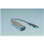 Hub USB i-Tec CAHUBMETAL2A2CPD Argenté