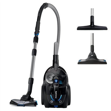 Philips Série 7000 Aspirateur sans Sac - 900 W avec Filtre Anti-Allergènes H13 et Brosse TriActive+ (FC9741/09)