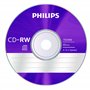Philips CD-RW High-Speed (700 MB / 80 Minutes, 4-12x Speed, 5 pièces Colored Slim Case, rewritable / réinscriptible)