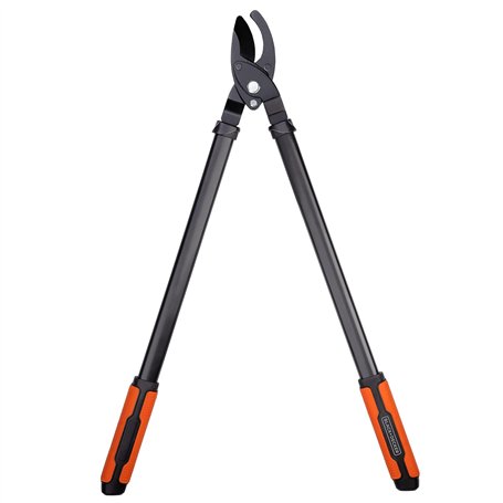 BLACK+DECKER Coupe Branche - Cisaille de Jardin - Capacité de Coupe de 38 mm - Sécateur de 72 cm - Avec Revêtement Antiadhésif s