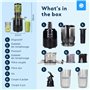 Silvergear® Extracteur de Jus | pour presse-fruits et légumes | centrifugeuse Moteur puissant à 60 tours/minute | Juicer 250 W |