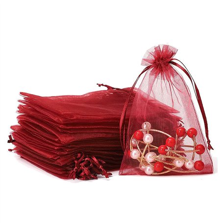 100 pièces Sachet Organza