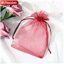 100 pièces Sachet Organza, 9x12 cm Sac en Organza Gift Bags, Sachet Bonbon Sac à Bijoux Sac de Rangement Pochette Cadeau Sac Cad