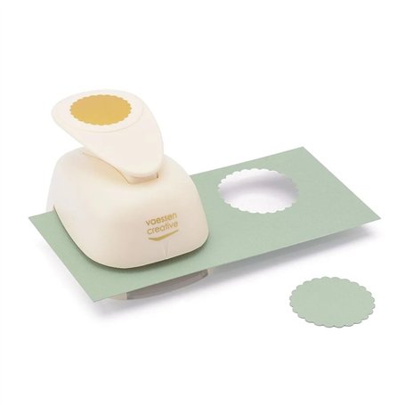 Vaessen Creative Perforatrice Cercle Festonné - Ø 4.5 cm - pour Projets DIY