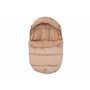 Jollein Chancelière Puffed - Biscuit - Pour porte-bébé, siège auto groupe 0+ et poussette - Pour ceinture à 3 points et 5 points