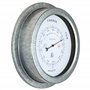 NeXtime Baromètre extérieur - Ø22CM - Métal - Galvanisé Orchid, Gris