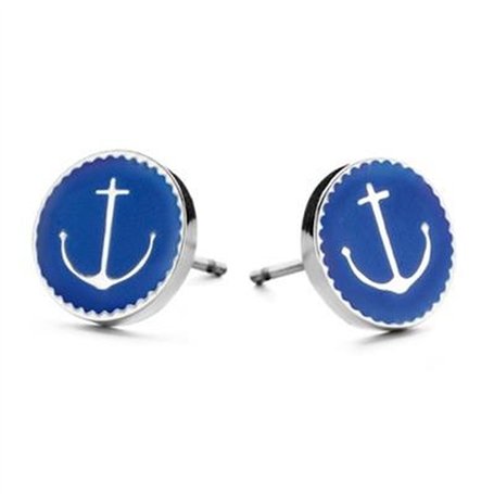 Boucles d´oreilles Femme CO88 Collection 8CE-70026 Bleu Argenté