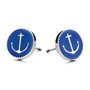 Boucles d´oreilles Femme CO88 Collection 8CE-70026 Bleu Argenté