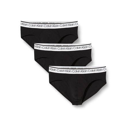 Calvin Klein Lot de 3 Slips Homme Hip Brief 3 PK avec Stretch