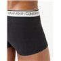 Calvin Klein Low Rise Trunk 3pk Surge Homme ( Lot de 3), Noir (Black W/ White Wb), XL [Amazon Exclusive]