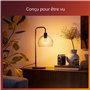Philips ampoule LED vintage ambrée, 40W, culot E27, blanc chaud 1800K, non dimmable