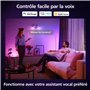 Philips Hue White and Color Ambiance Ampoule LED connectée Pack de 2, culot GU10, 400 lumens, Compatible Bluetooth. Fonctionne a