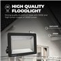 Ledvion Projecteur LED Extérieur, 100 Watt LED Spot, 6500K Eclairage de Sécurité, 12000 Lumens, IP65 Projecteur Étanche Ultra Lu