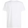 Calvin Klein T-Shirt Manches Courtes Homme Shadow Logo Tee Regular Fit, Blanc (Bright White), XL