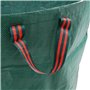 vidaXL Sacs à déchets de Jardin avec poignées 12 pcs Pliables Ronds Verts 500 L