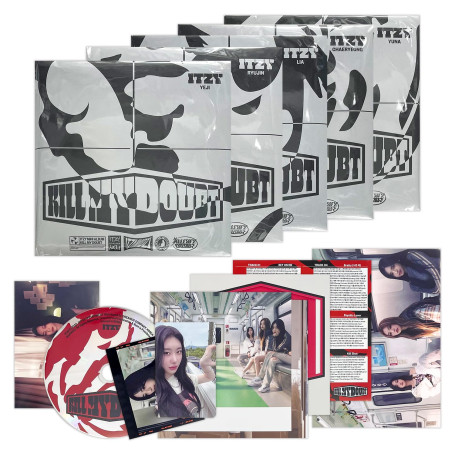 ITZY - [KILL MY DOUBT] (BET ON ME Ver. - RANDOM) Envelope + Lyric Paper + CD-R + Story Card + Square Photo Set + Photocard + Fra