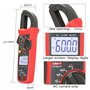 UNI-T UT202A + Pince ampèremétrique numérique 6000 points Gamme automatique True RMS; Rétro-éclairage; Multimètre NCV