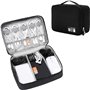 JNTMIKUN Sac de Rangement Câble Universel Pochette Cable de Voyage Organisateur Accessoires Électronique pour Disque Dur Externe