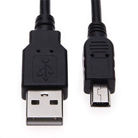 Mini USB Câble 5m Chargeur Compatible avec Garmin Nuvi 1210 1240 1260 1270 1290 1310 1340 1370 1410 1440 1490 1695