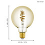 Eglo connect.z Ampoule LED E27 connectée, G95, ZigBee, contrôlable par appli et commande vocale, dimmable, blanc chaud - froid, 