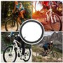 CHICIRIS Tube de Vélo de 18 Pouces, Chambres à Air de Vélo 18x1.50-1.75 Valve Schrader Remplacement des Chambres à Air en Caoutc